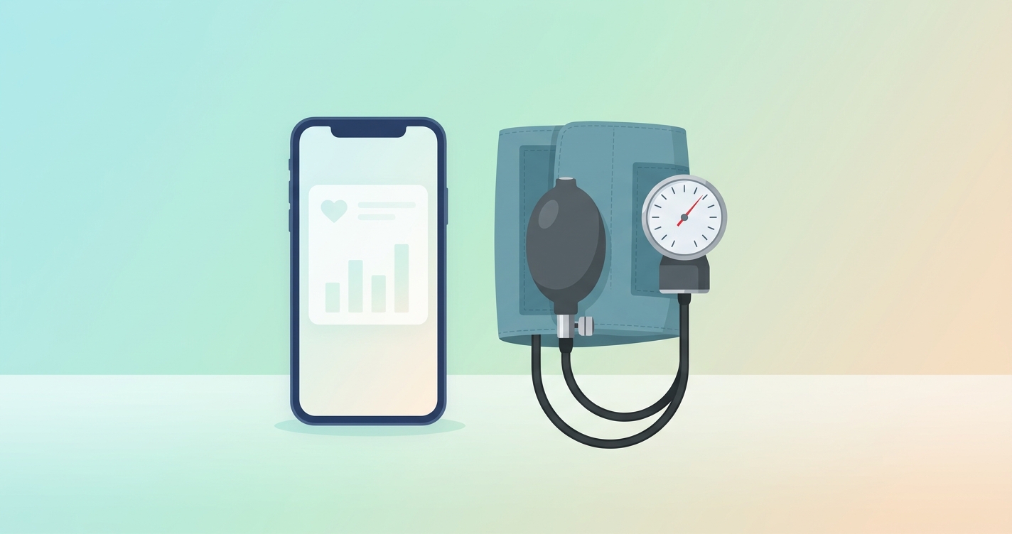 How do phone-based health scans compare to a real blood pressure cuff?