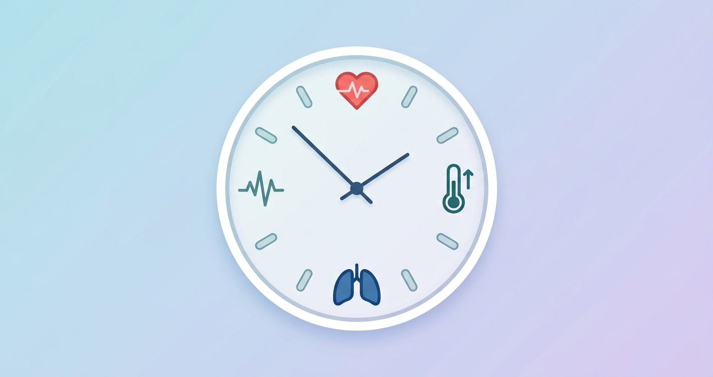 Why do my vital-sign results change throughout the day?